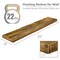Sorbus 3 Pack Long Floating Shelves for Wall, Large Floating Shelves for Bedroom, Kitchen, Living Room, Bathroom Shelves, Farmhouse Home Decor - 35 x 9 Inch Wall Mounted Floating Shelves for Wall